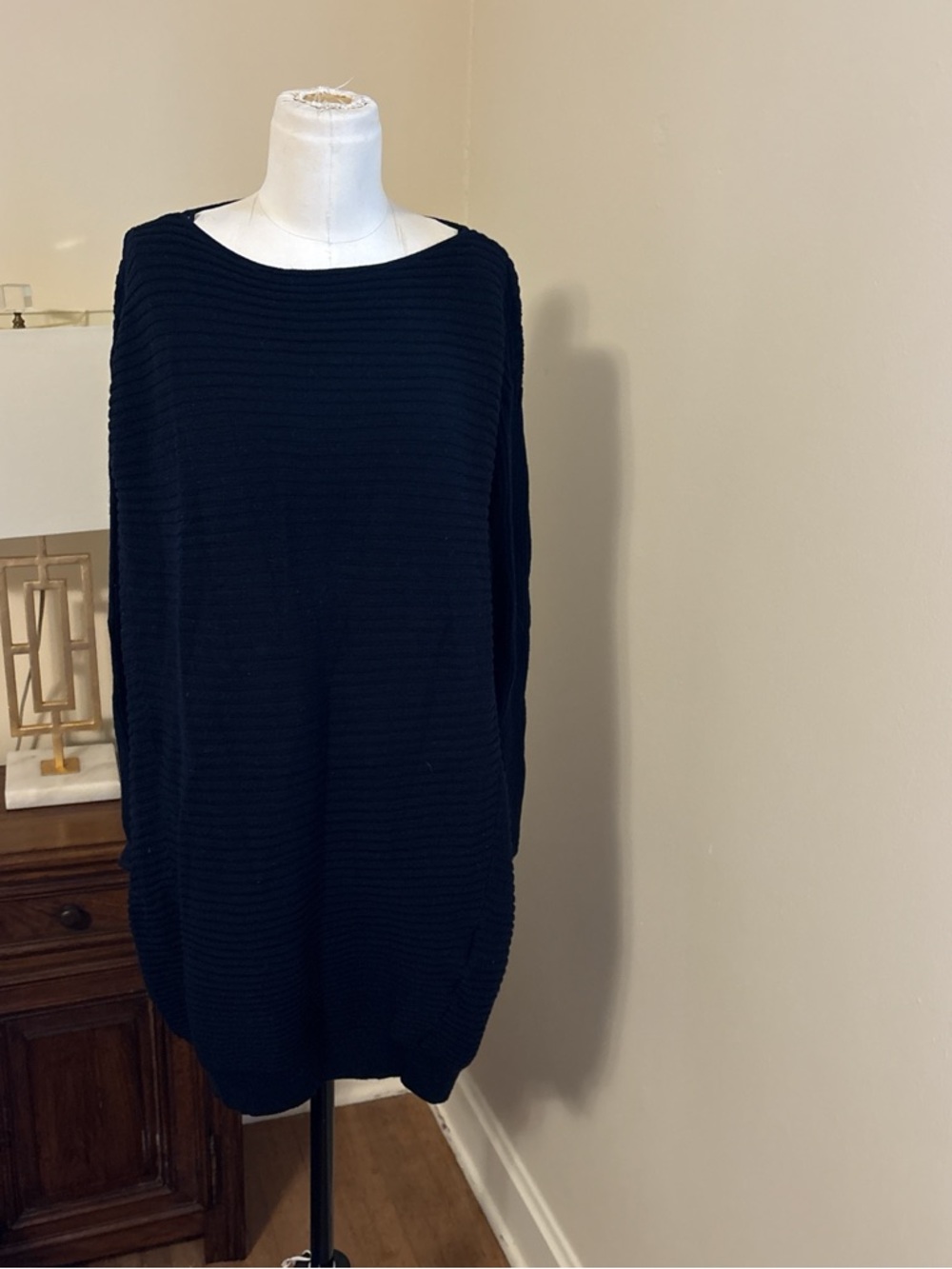 COS Oversized Ribbed Knit Sweater Dress